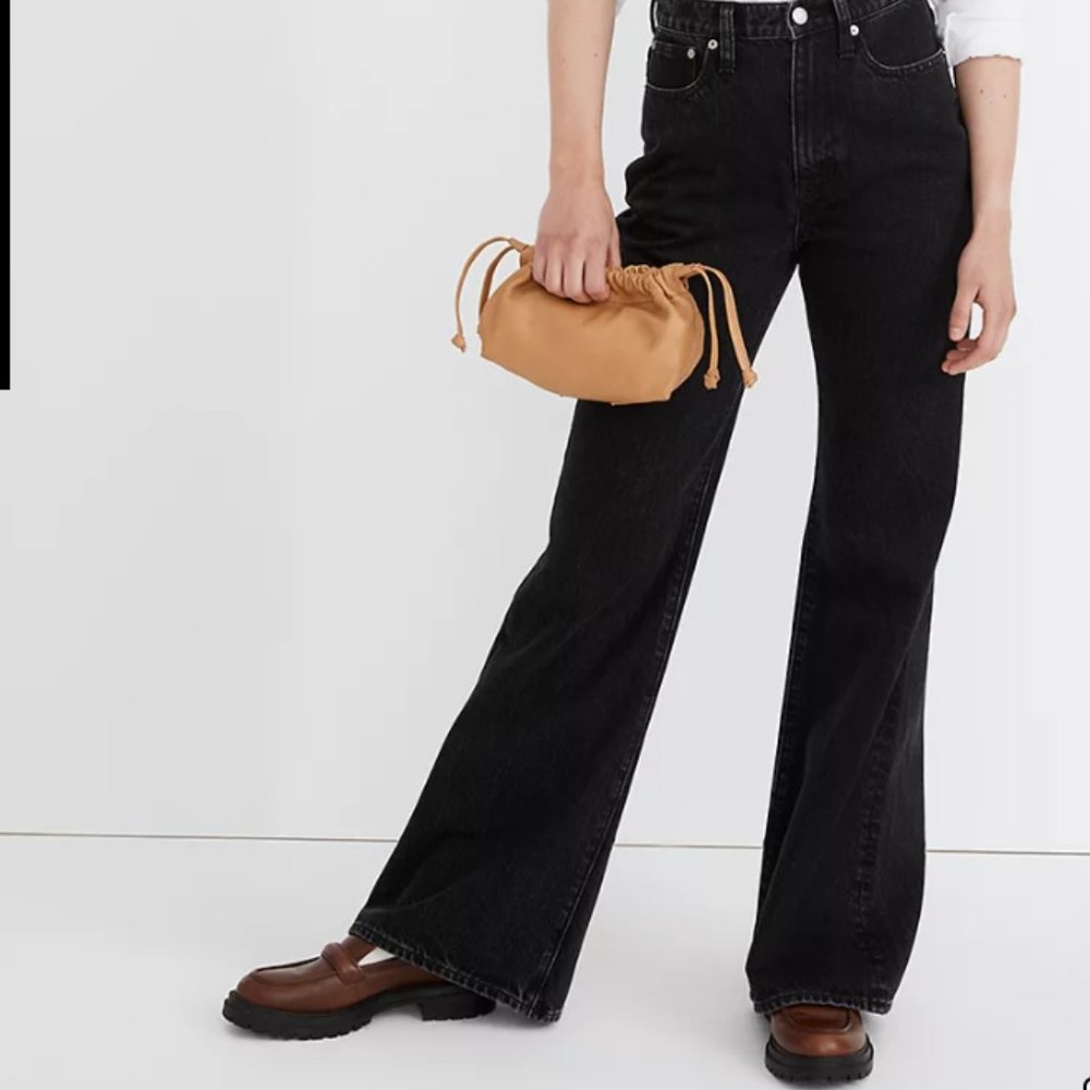 madewell baggy flare jeans